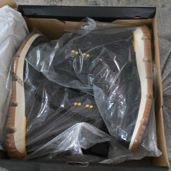 Cole Haan Black and Brown Men's Boots - Picture 1 of 4